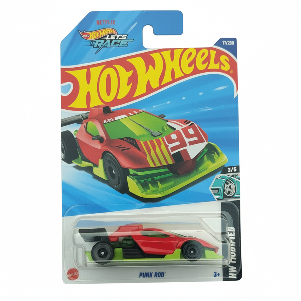 Hot Wheels Punk Rod Diecast Toy Racing Car
