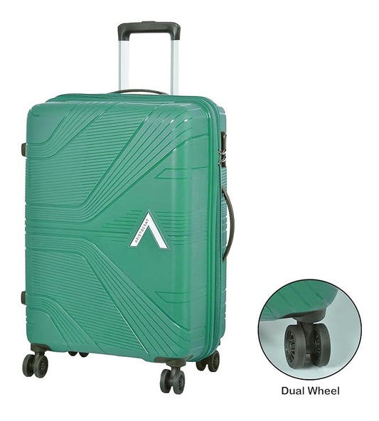 VIP Aristocrat Polypropylene (Set Of 3 Hard Suitcase Cabin,(55+66+76Cm)Check-In Lightweight Luggage With 8 Strong Spinner Wheels,Secured Combination Lock & 7 Years International Warranty