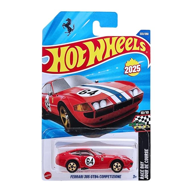 Hot Wheels Ferrari 365 GTB4 Competizione Die-cast Race Day Car