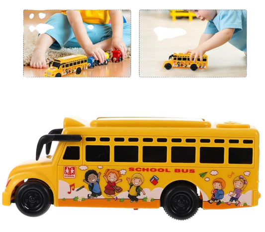 School Bus Toy with Lights and Sound