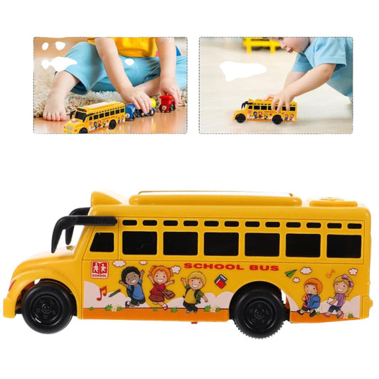 School Bus Toy with Lights and Sound