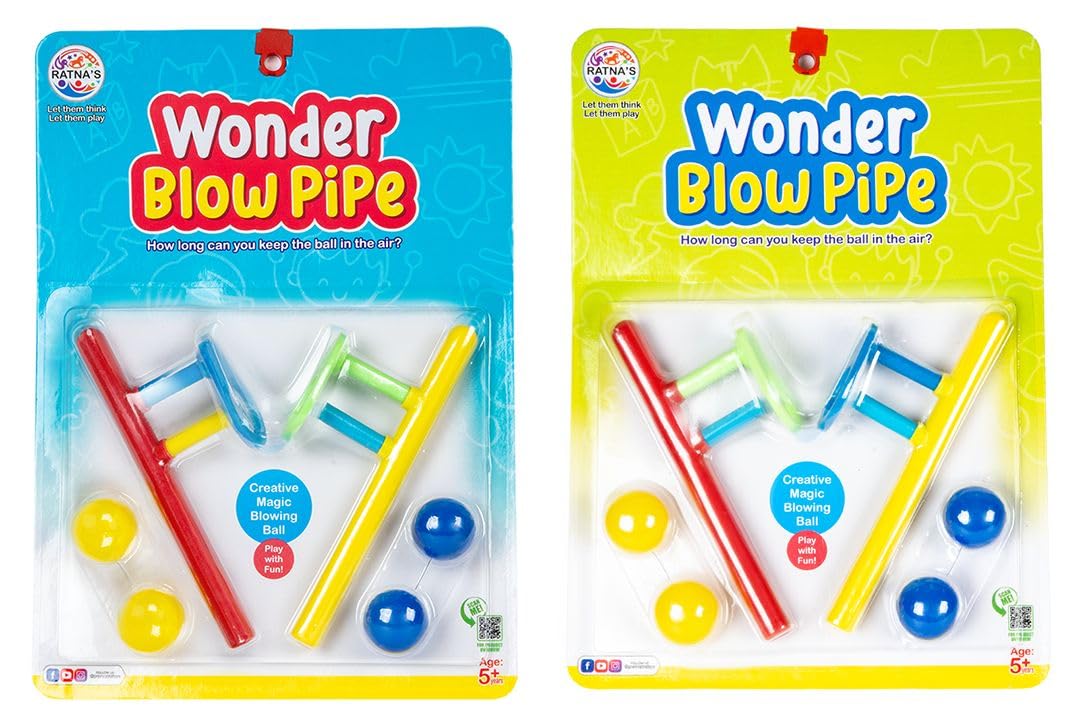 RATNA'S 7651 Wonder Blow Pipe Floating Ball Set Toy