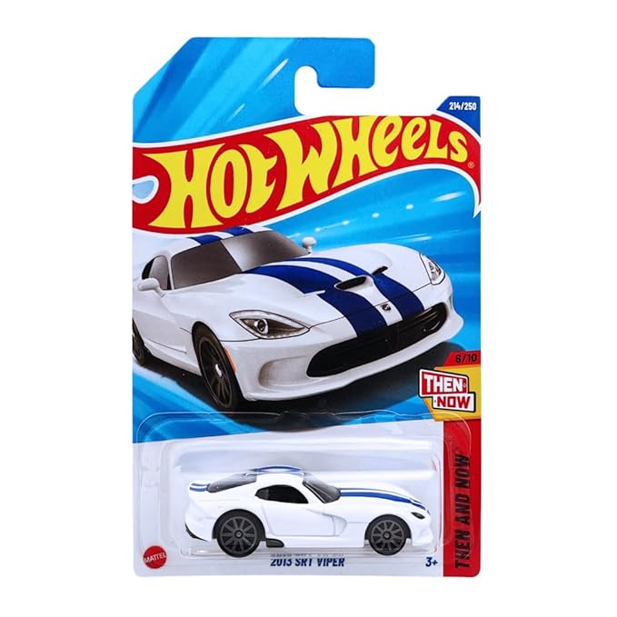 Hot Wheels 2013 SRT Viper Die-Cast Toy Car White 1:64 Scale Collectible