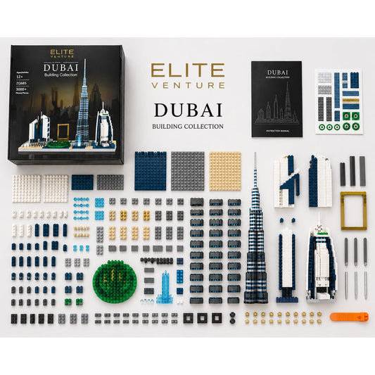 Carryze DBX-EV-001 Dubai Skyline Burj Khalifa Building Set Toy