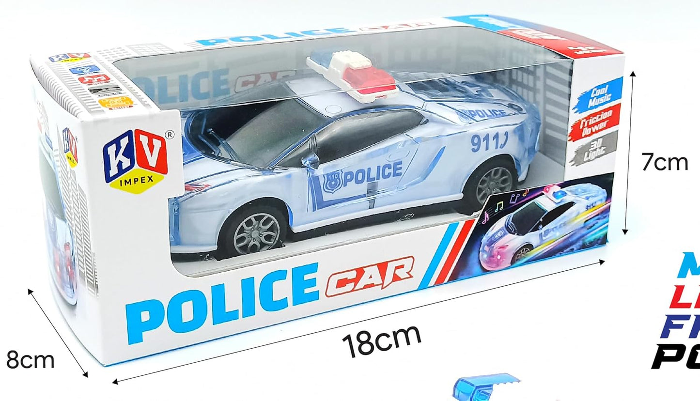 Police Car | Includes 3D Lights, Cool Music and Police Siren