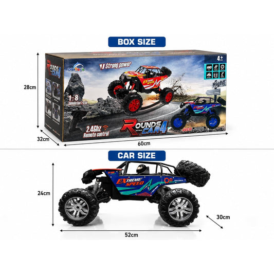 Kridaraa Rounds Car 4 Remote Control Off-Road Crawler Toy