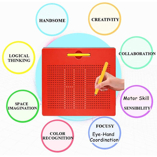 Magnetic Drawing Board Pad Magna Board Toy for Kids