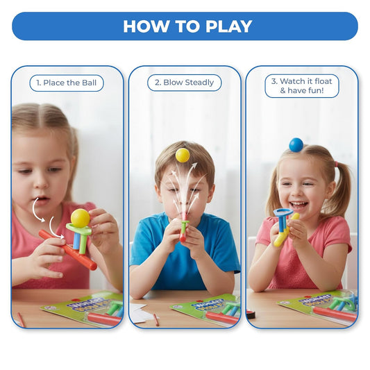 RATNA'S 7651 Wonder Blow Pipe Floating Ball Set Toy