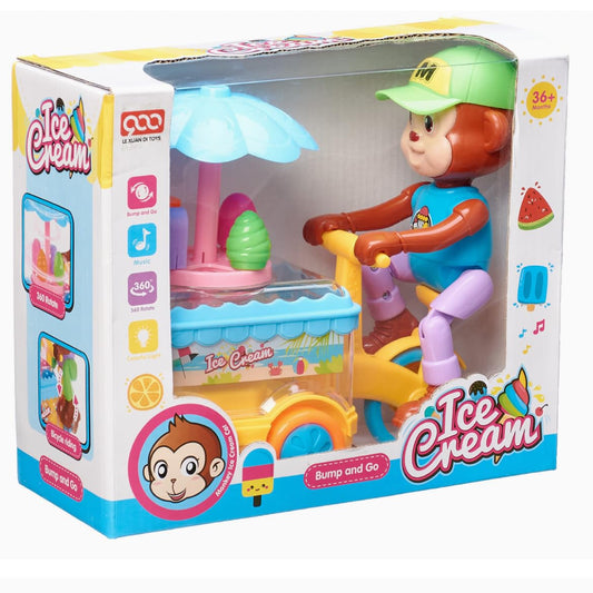 SRISU TRENDZ Ice Cream Truck Musical Monkey Light Toy