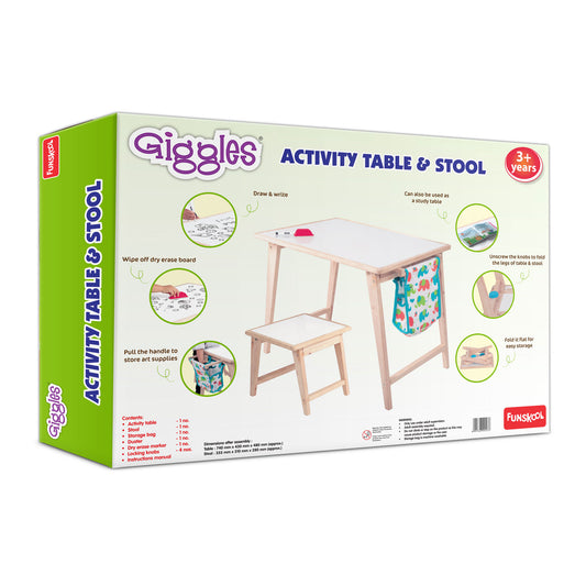 Funskool Activity Table & Stool