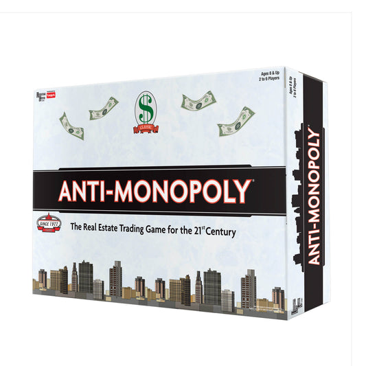 Anti-Monopoly Strategic Board Game: Fair Play vs. Greedy Monopolist Fun