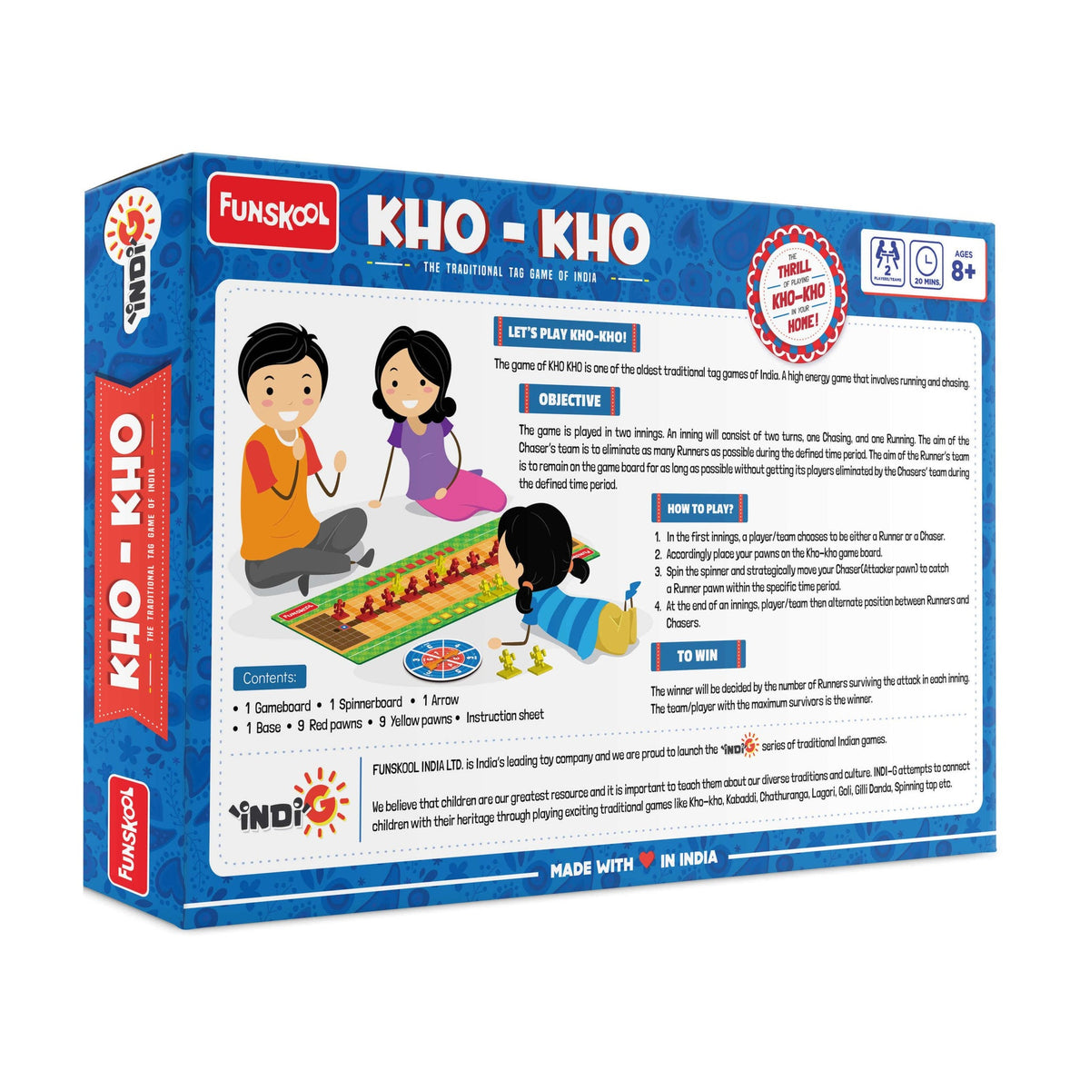 Funskool Kho Kho Board Game | Board Detail