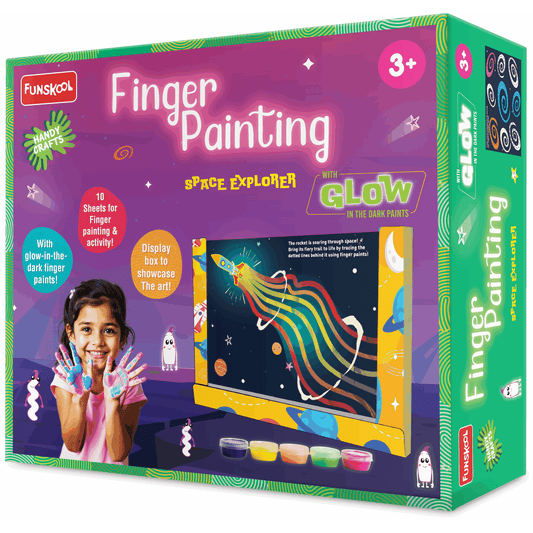 Funskool Space Explorers Finger Painting Kit | Box Detail
