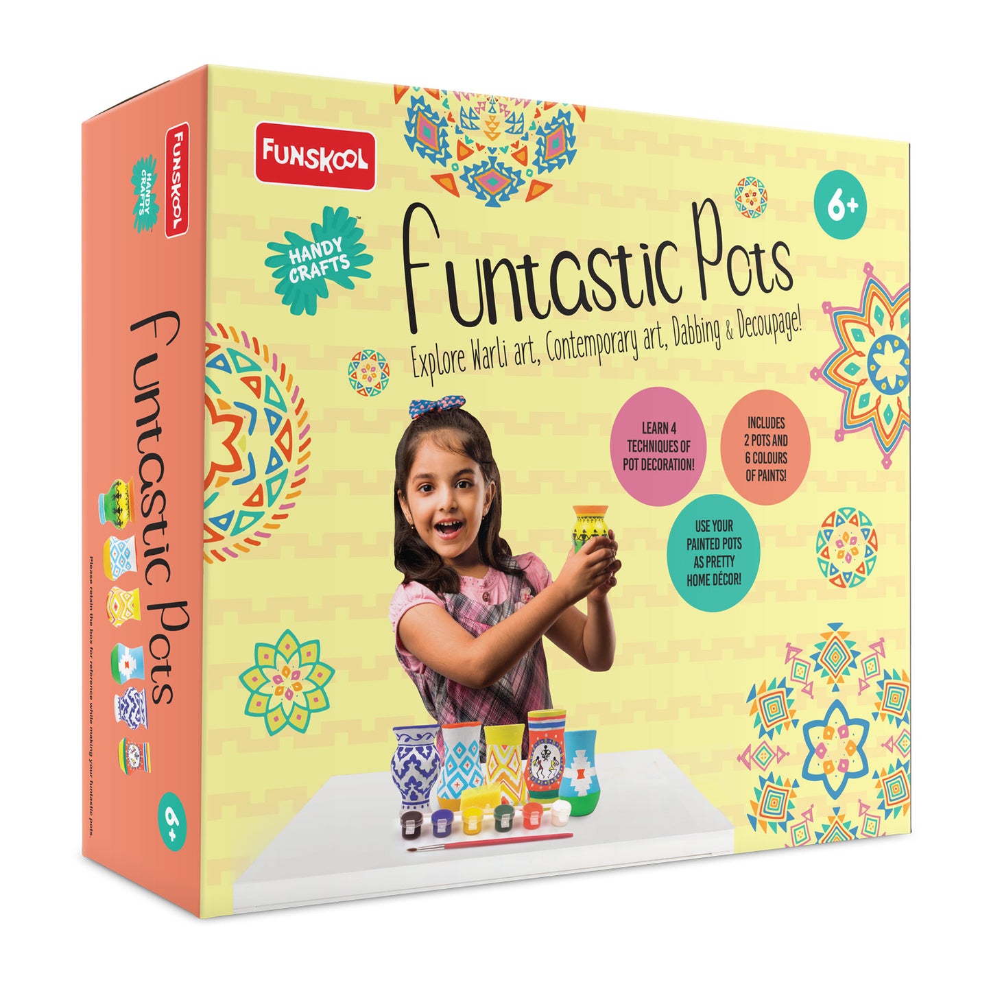 Funskool Funtastic Pots Multi-Colour Plastic Creative Toy Play Set