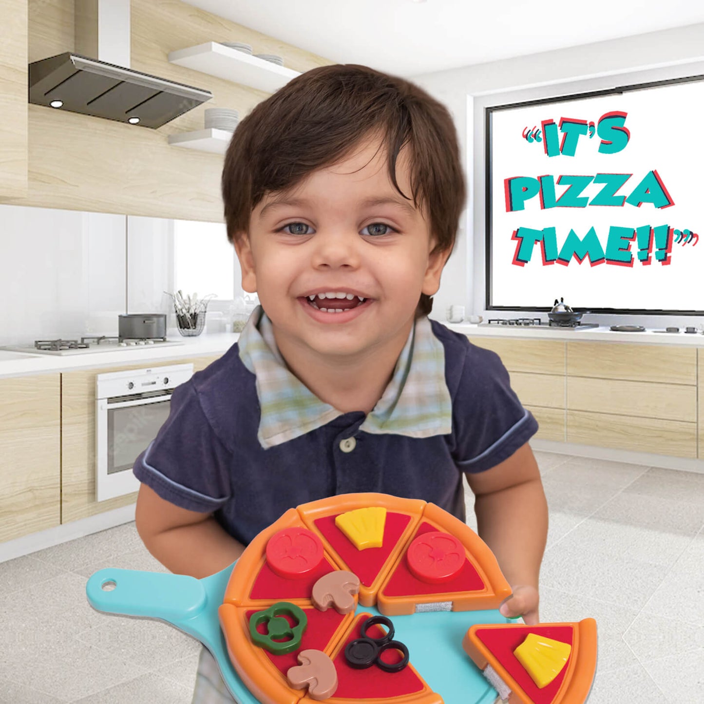 Giggles Kitchen Pizza Playset | Packaging View