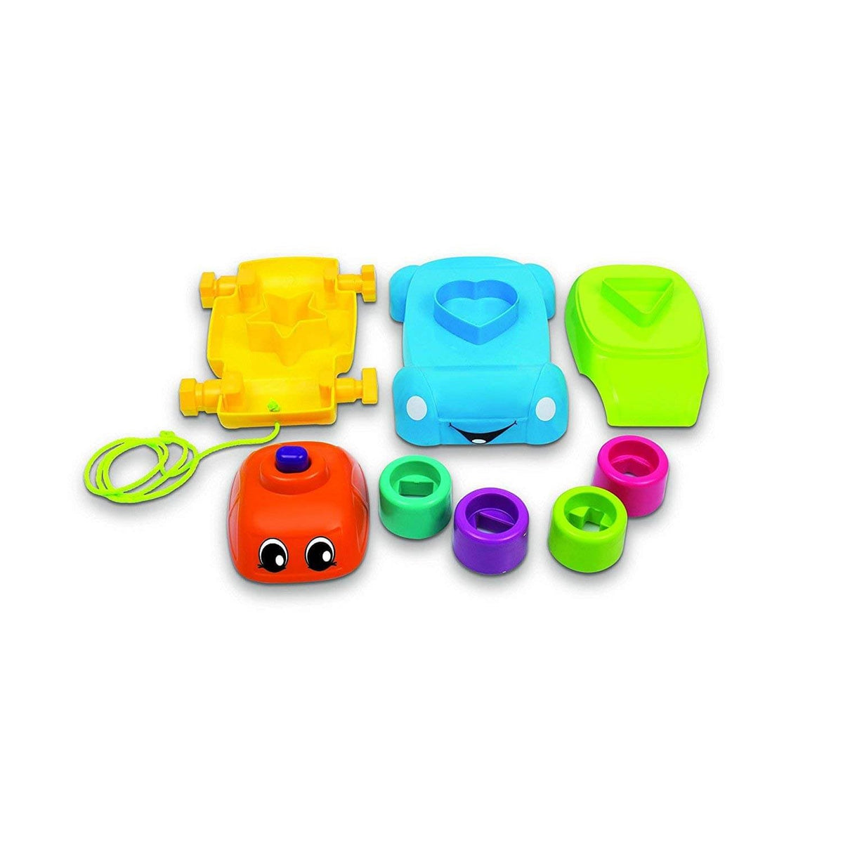 Giggles Stacking Car Toy Set | Stacked View