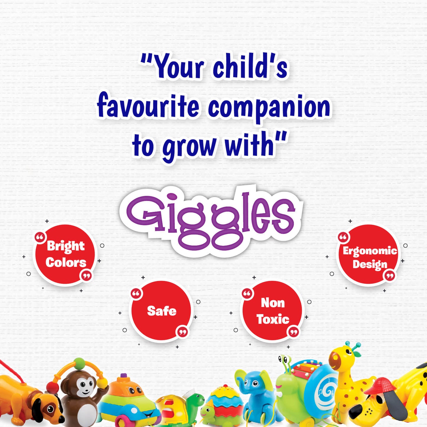 Giggles Stacking & Nesting Toy Set | Size Reference