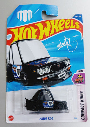 Hot Wheels Mazda RX-3 – Black | Compact Kings Die-Cast