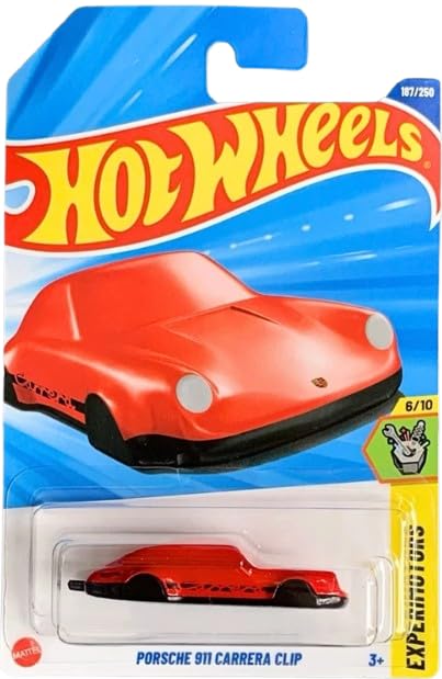 Hot Wheels Red Porsche 911 Carrera Die-Cast Money Clip Toy