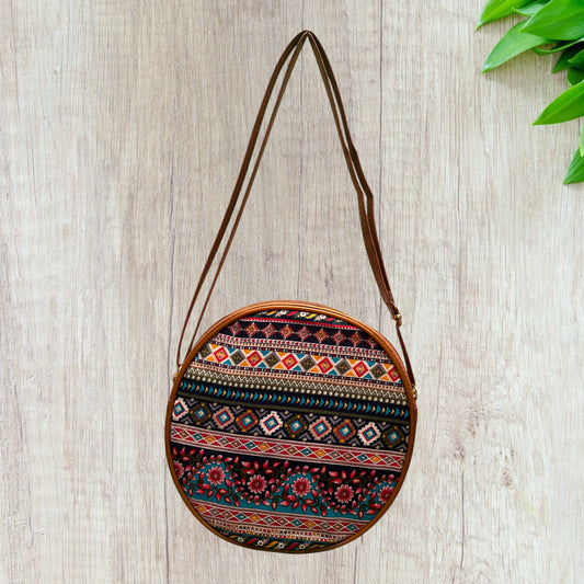 TIPTOP Round Boho Style Ladies Sling Bag B13