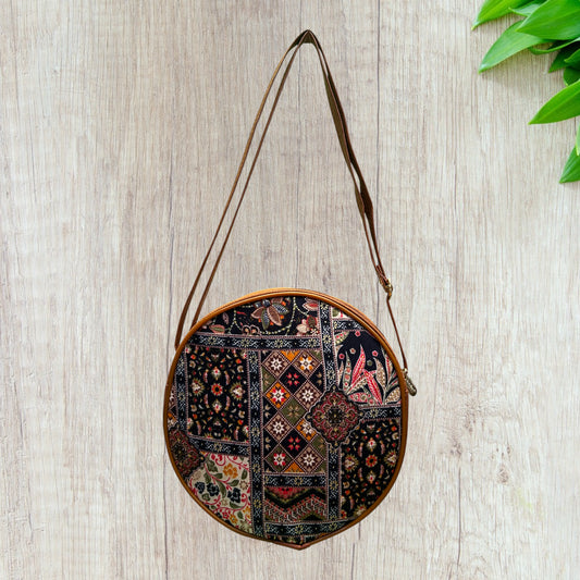 TIPTOP Round ikat Style Ladies Sling Bag B17
