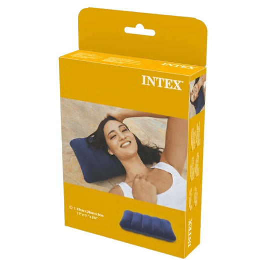 Intex Comfort Air Travel Pillow | Flocked Surface Detail