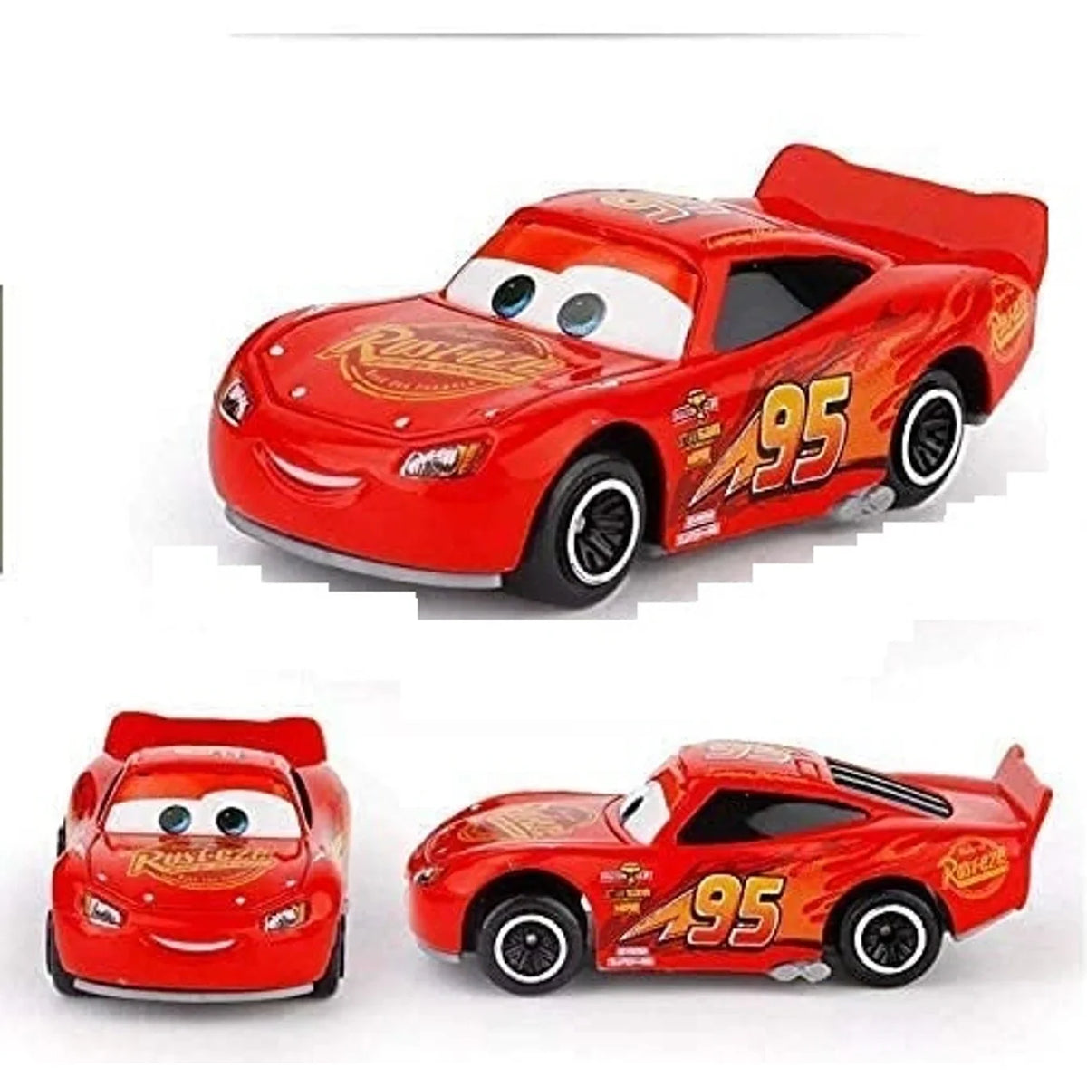 Metal car with Lightning and music McQueen car