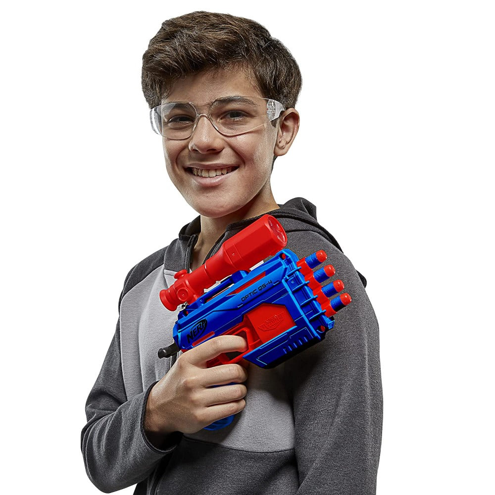 Nerf Alpha Strike Optic QS-4 Duel Blaster Set: 16 Darts, 2 Targets