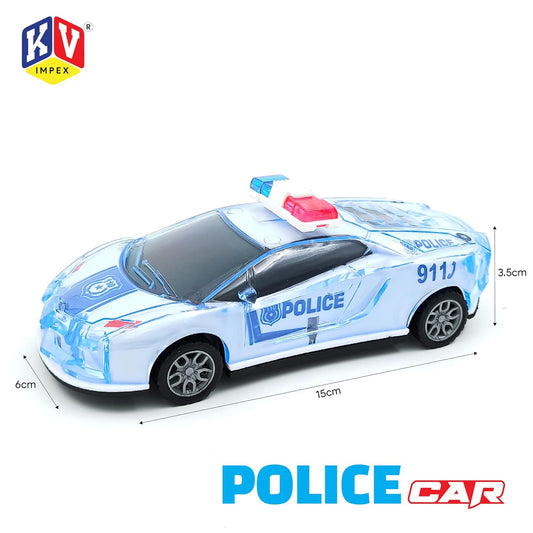 Police car with 3D Lights, Cool Music and Police Siren_1