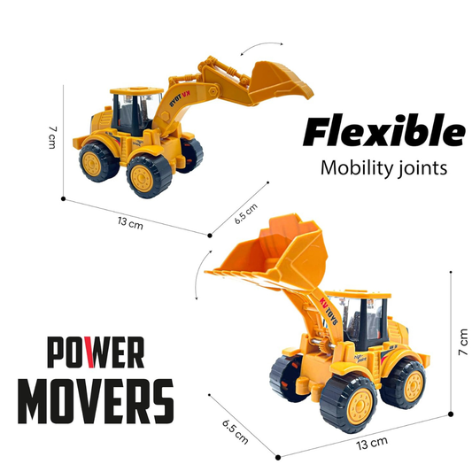 Construction Toy | Friction Powered Vehicle | Power Mover Engineering Vehicle for Kids | Suitable for Kids 3+ Years Construction Toy | Friction Powered Vehicle | Power Mover Engineering Vehicle for Kids | Suitable for Kids 3+ Years