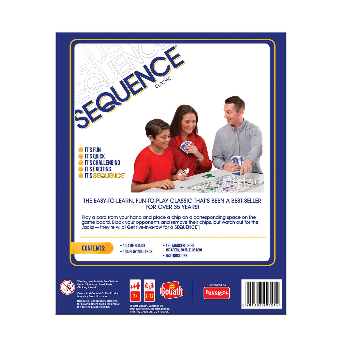Funskool Sequence Strategy Board Game