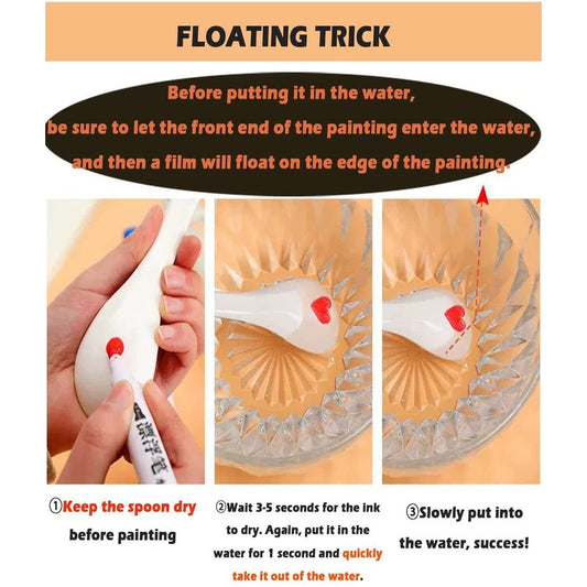 Floating Ink Marker Pens | Colours Detail
