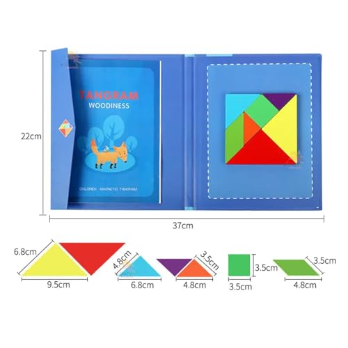 Magnetic Tangram Puzzle | Child Playing