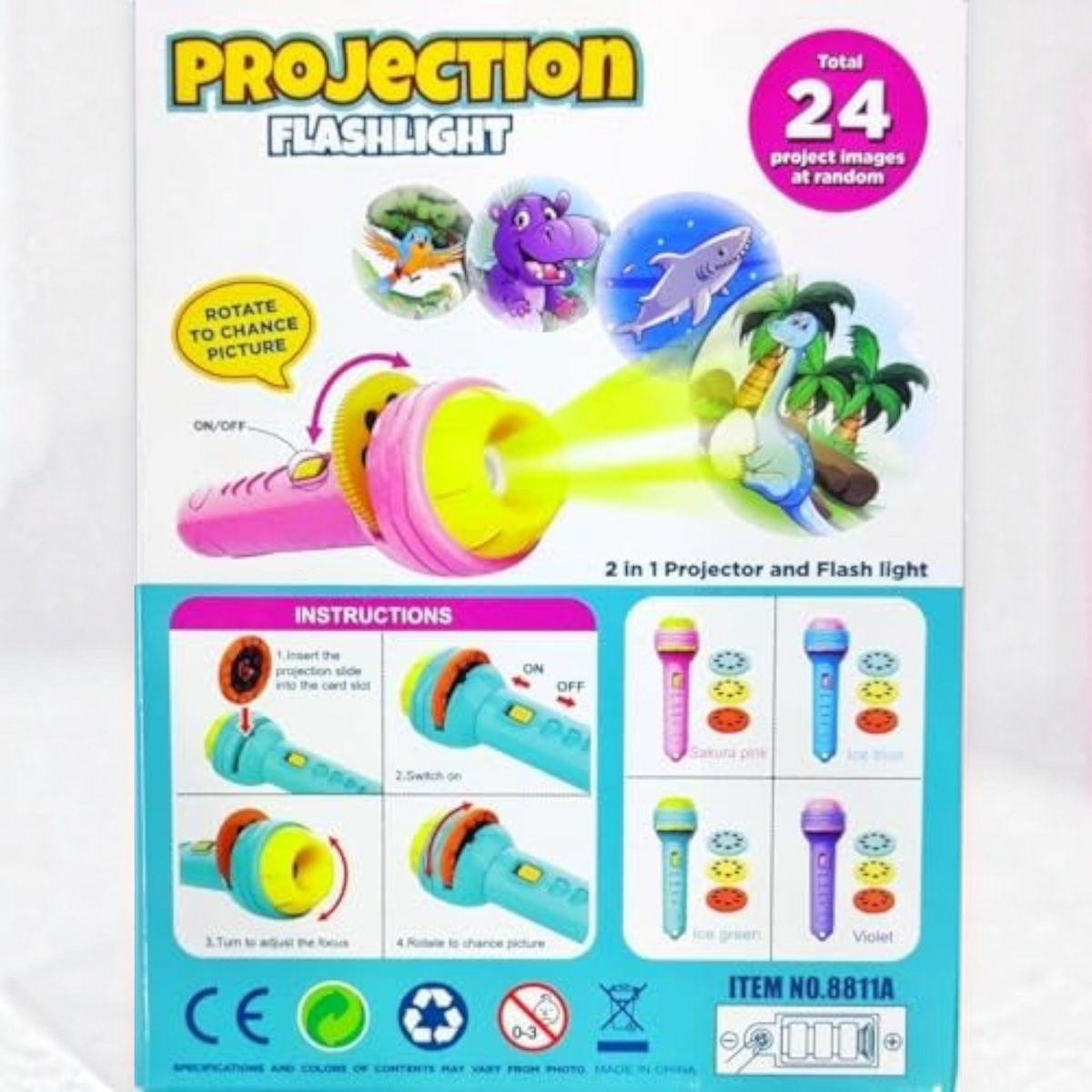 TIPTOP Mini Projector Torch | Packaging View