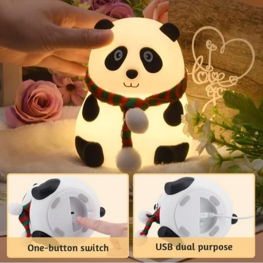 TIPTOP Panda Night Light | Colour Changing Detail