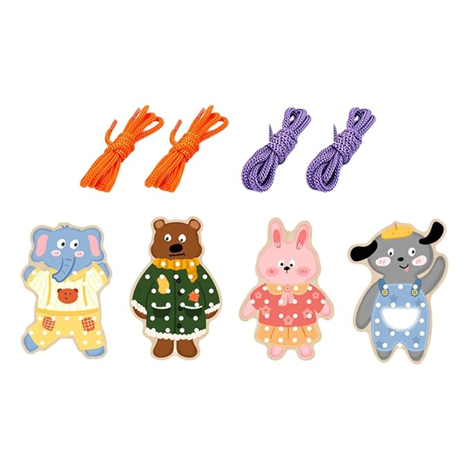 TIPTOP Animal Lacing Toy | Packaging View