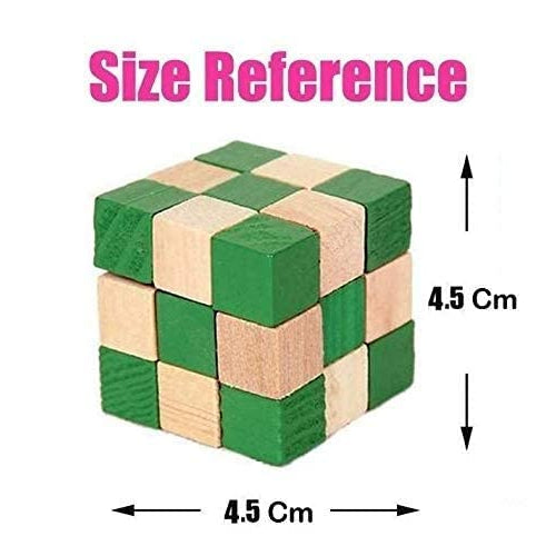 TIPTOP Wooden Snake Puzzle Cube | Packaging View