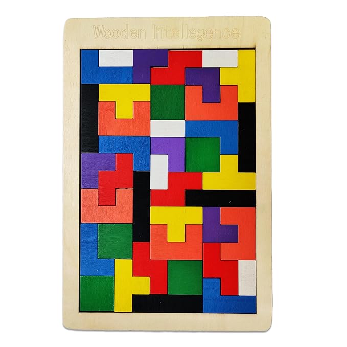 Wooden Tetris Puzzle | Packaging View