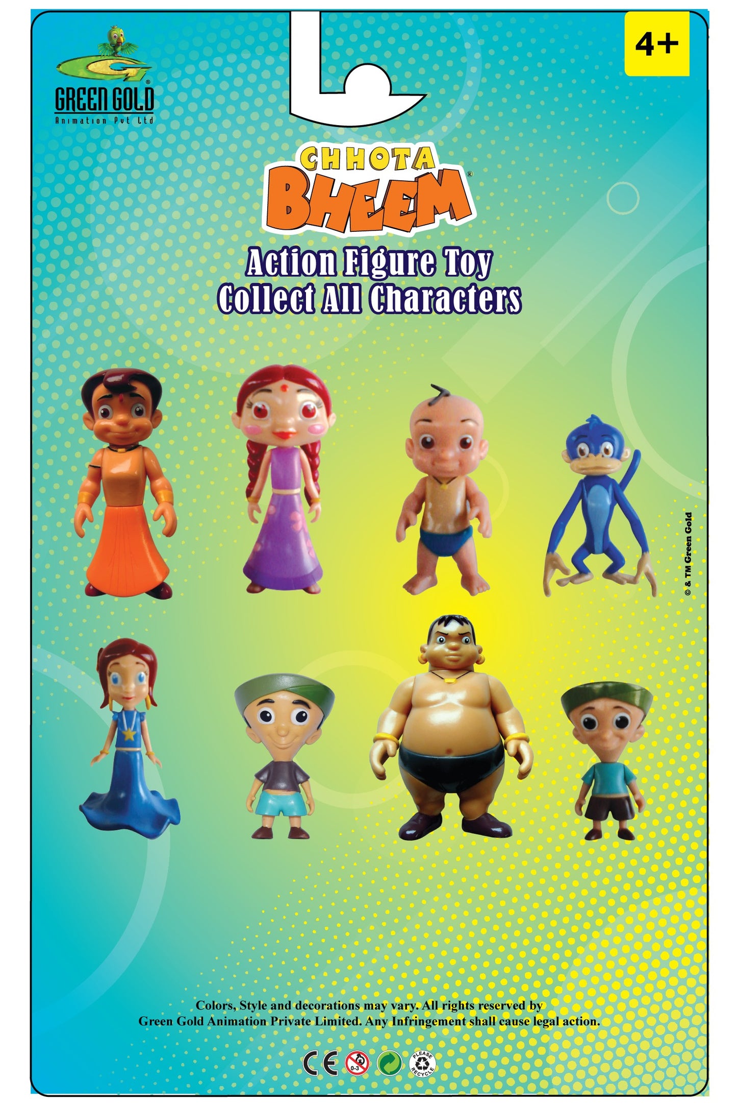 Chhota Bheem Action Figure Toy for Kids - Non-Toxic, Child Safe, Collectible Hero