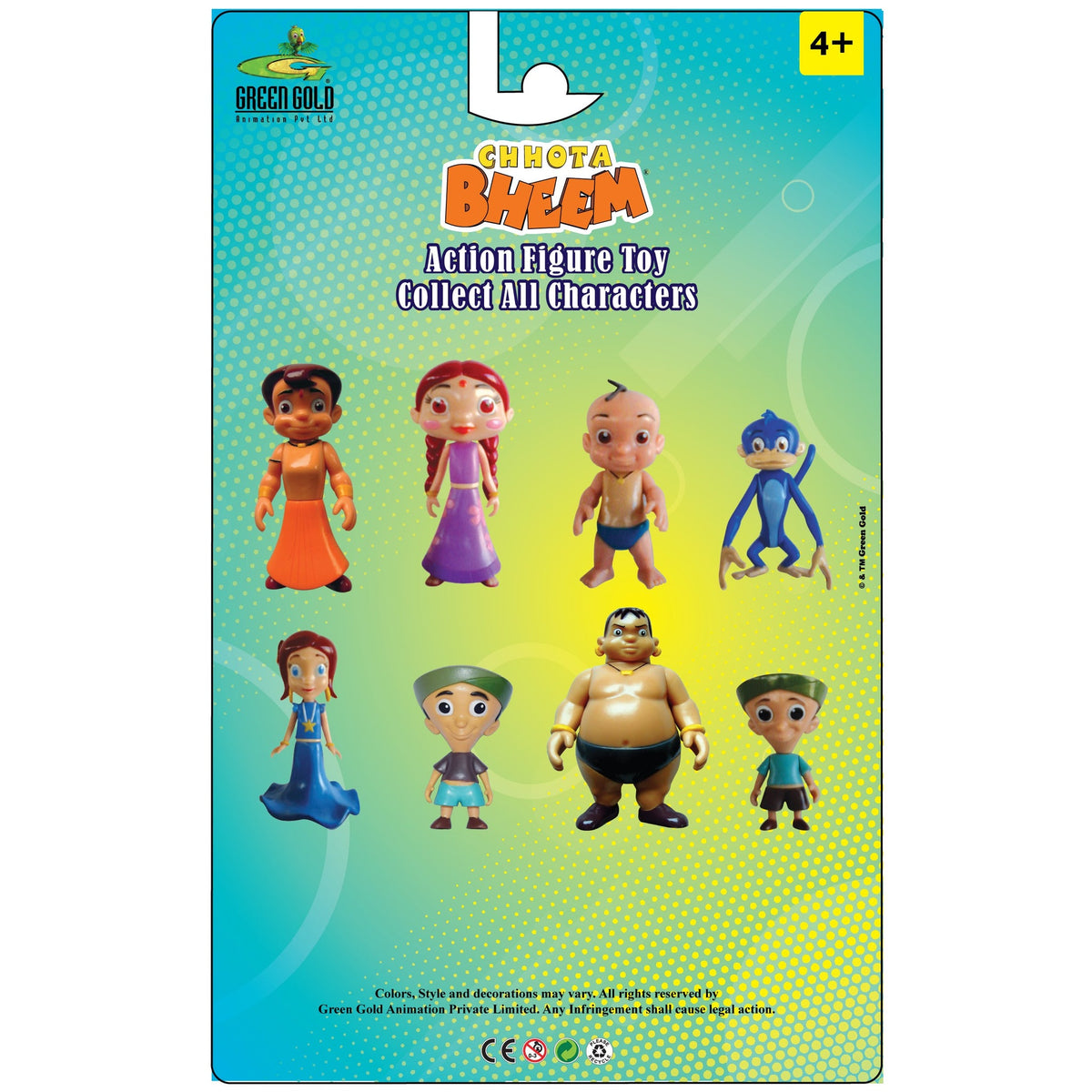 Chhota Bheem Action Figure Toy for Kids - Non-Toxic, Child Safe, Collectible Hero