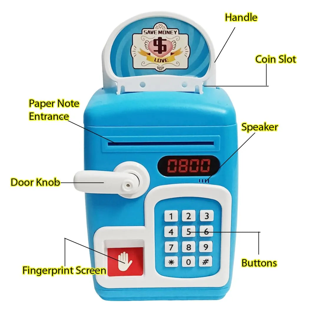 Savings Box - Money Bank with Light and Sound