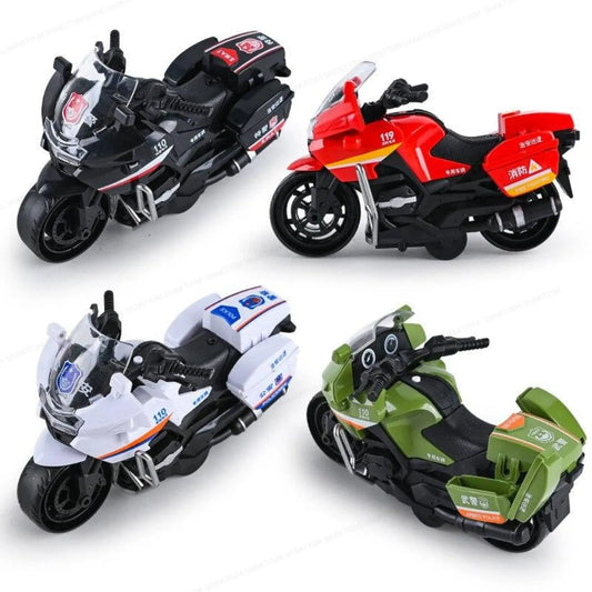 Mini Inertia Moto Bike Toy - Random