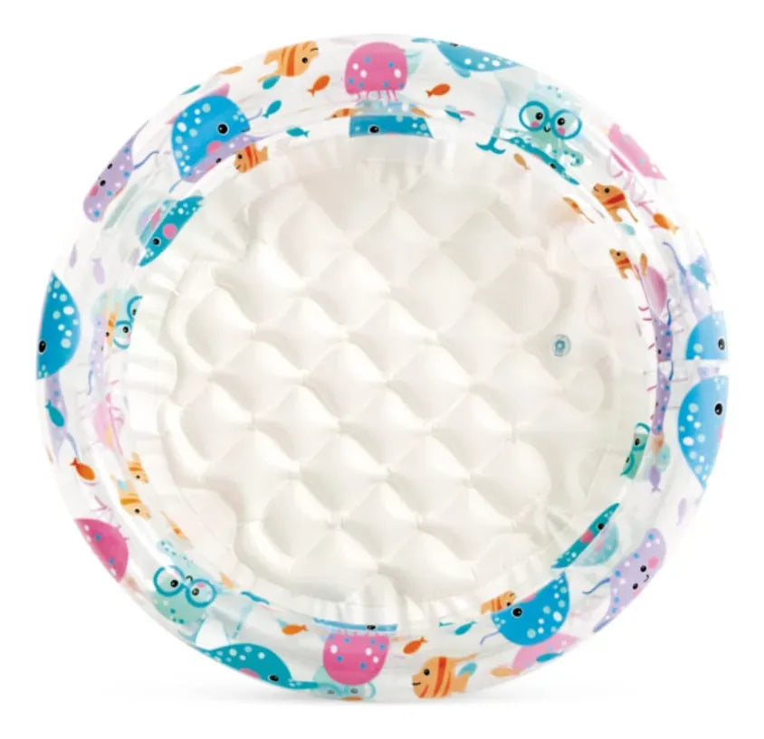 Intex Inflatable Round Transparent Kids' Pool 24 x 9 Inch 28L Capacity