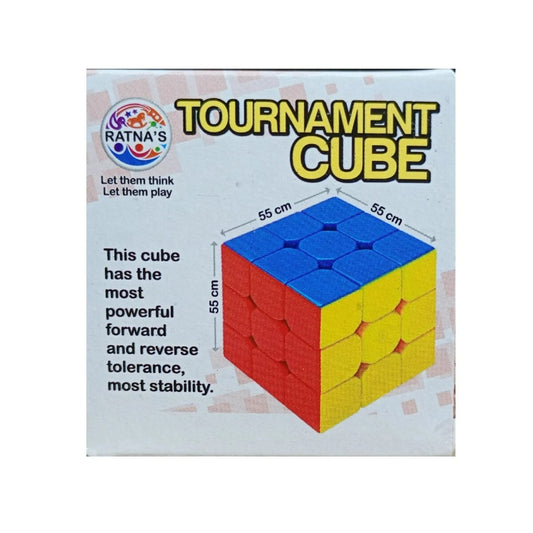 Ratna's 3x3 Tournament Cube High-Speed Puzzle For Kids 5+
