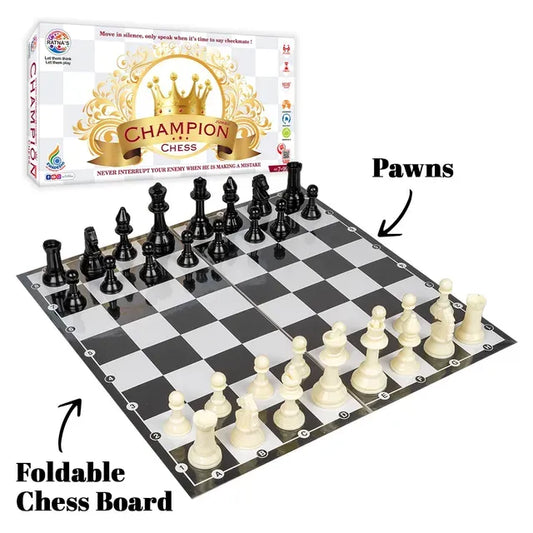 Ratna's Jumbo Champion Chess Board Game for Kids 7+ Years