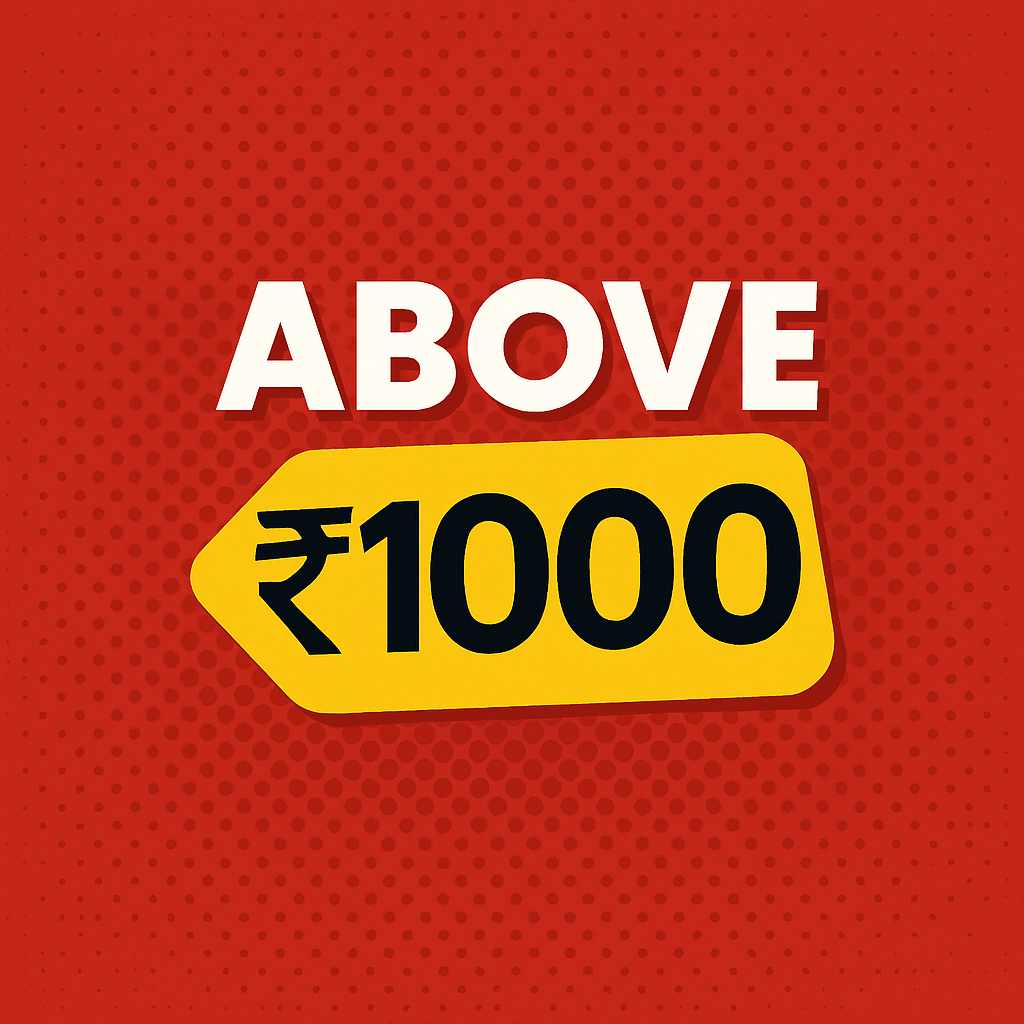 Above ₹1000