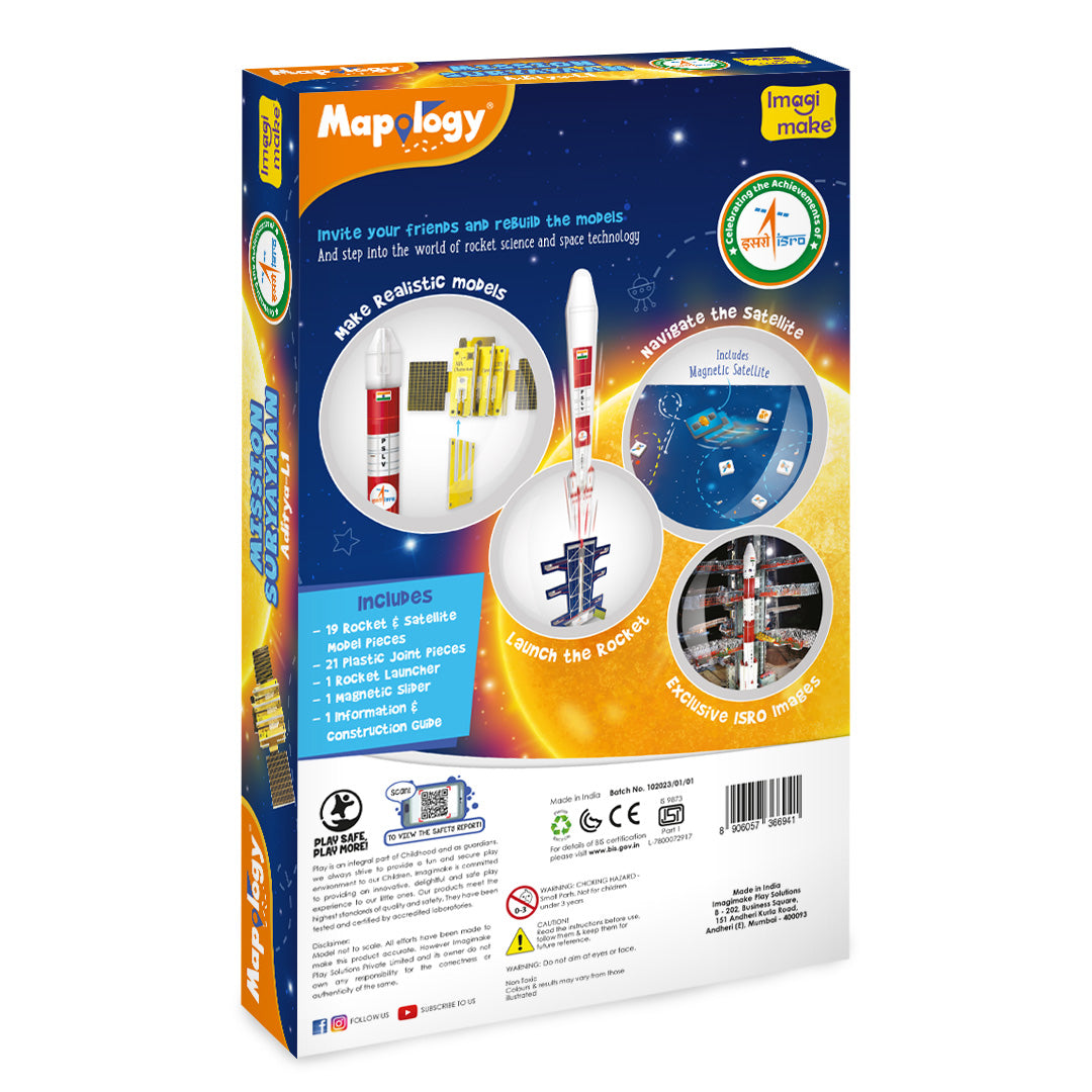 Mapology Mission Suryayaan Aditya L1: India's Solar Observatory Model Kit