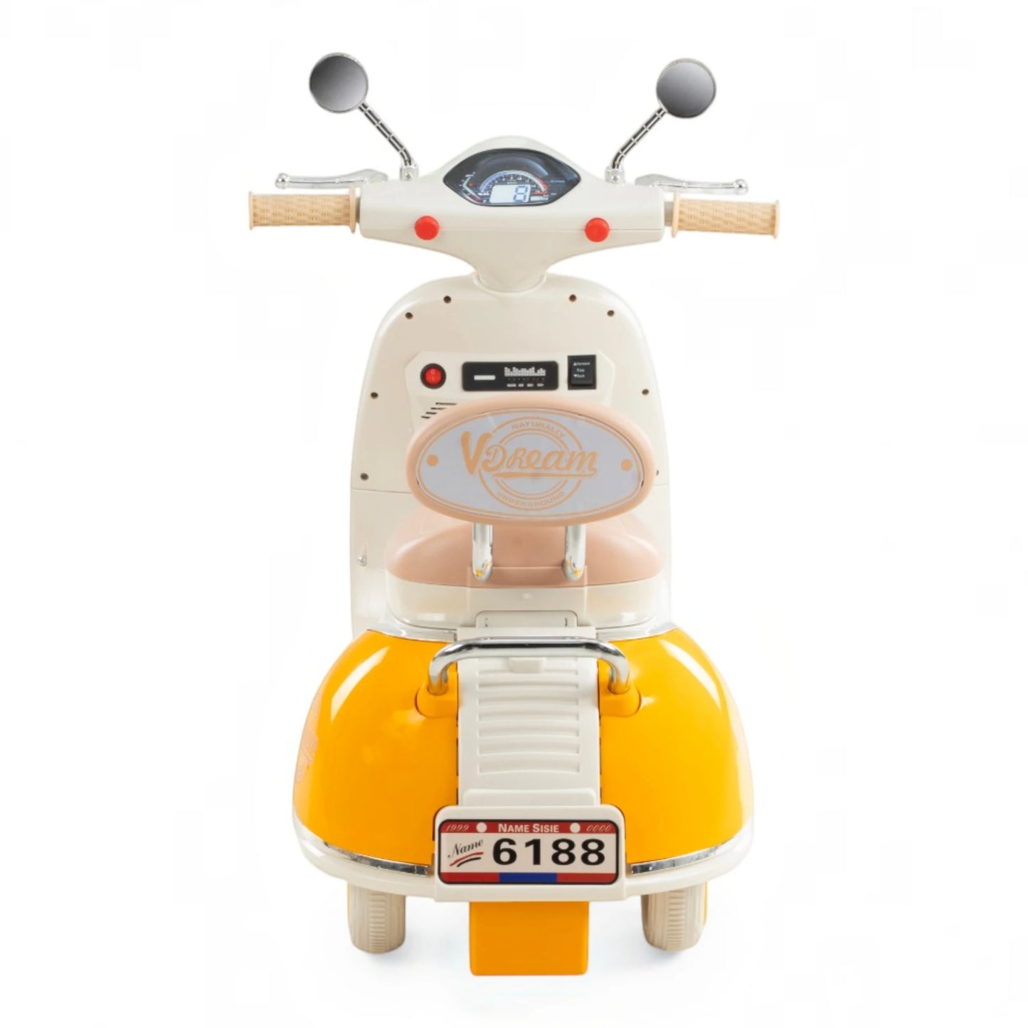 Toy House Mini Scooty Ride-On Scooter for Kids - 3 to 8 years - B007-Yellow