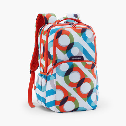 AMERICAN TOURISTER Quad 4.0 Printed Casual Backpack With 1 Year Warranty