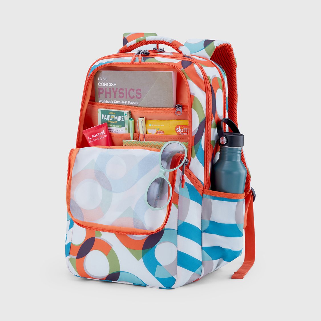 AMERICAN TOURISTER Quad 4.0 Printed Casual Backpack With 1 Year Warranty